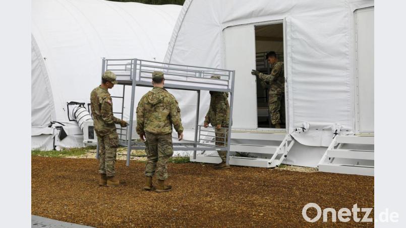 Die US-Armee in Grafenwöhr bereitet sich auf amerikanische Ortskräfte und Soldaten aus Afghanistan vor. Bild: Ryan Barnes