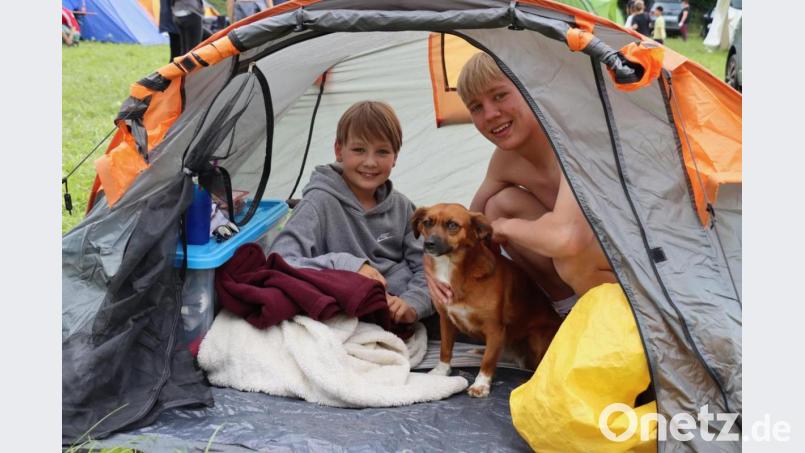 Beim Zeltlager der KjG St. Michael in Reusch durften die Teilnehmer ihre eigenen Zelte aufschlagen, die sie teils mit Geschwistern bewohnten. Bild: ads