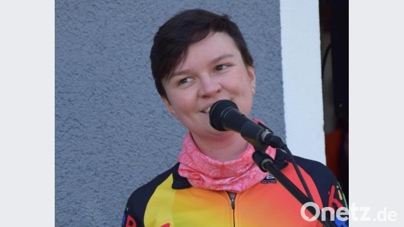 Dr. Eva-Maria Hümmer war als Jugendliche selbst an Krebs erkrankt und brauchte eine Knochenmarkspende, Heute arbeitet sie an der Kinder- und Jugendklinik in Erlangen. Bild: bö