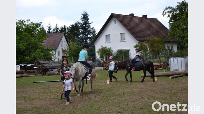 Ponyreiten am Remmerer-Hof konnten die Kinder im Rahmen des Kinder-Spaß-Programms. Bild: gi