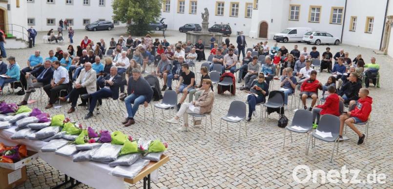 Open-Air-Kulisse für die Besten: Zum ersten Mal bittet die Stadt Sulzbach-Rosenberg zur Sportlerehrung in den Schlosshof. Bild: mfh