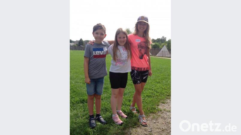 Auch im Geschichtspark waren die Kinder auf Schatzsuche. Bild: Jugendmedienzentrum T1/exb