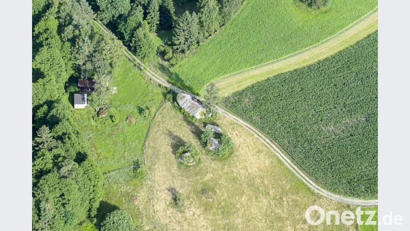 Der Teufelsstein von oben. Bild: mür