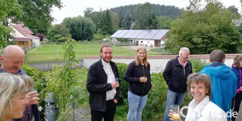 Kuratbenefizium Paulsdorf verabschiedet Kaplan Florian Weindler. Bild: Berthold Heldmann/exb