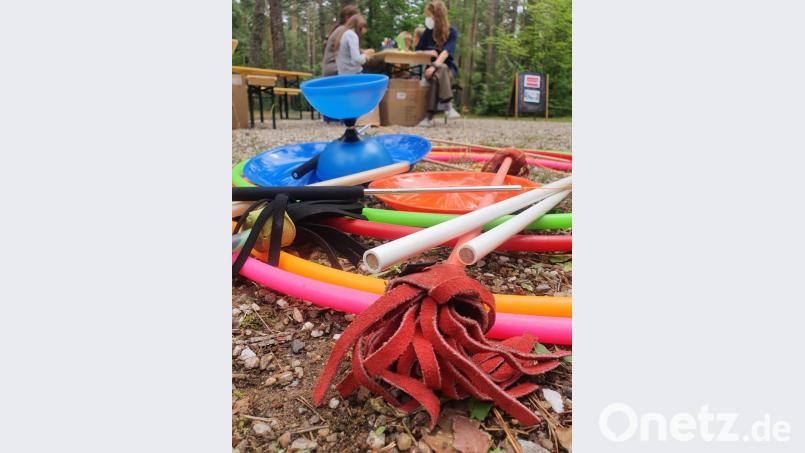 Langweilig wurde den Kindern am Spielwagen in den Ferien nicht. Bild: Nico Erhardt/exb