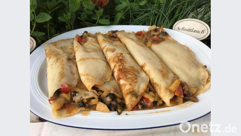 Herzhaft-süße Crêpes aus dem Ofen | Onetz
