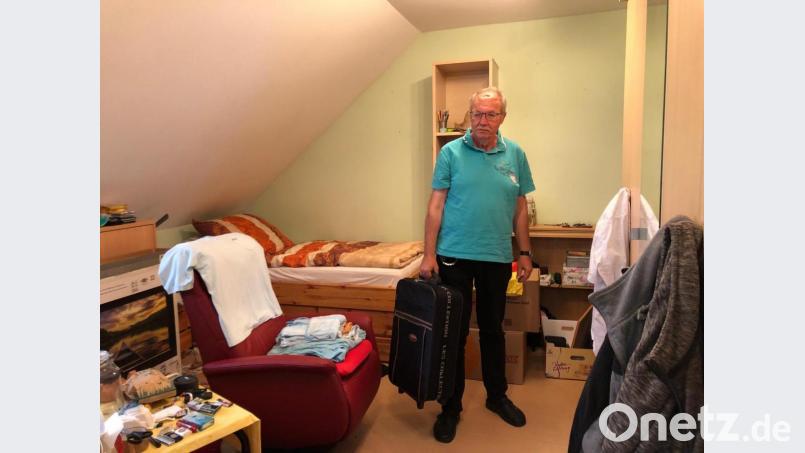 Alexander Munding hat seine Koffer gepackt. Am Samstag, 4. September, steht der Umzug an. Bild: Michael Schütz