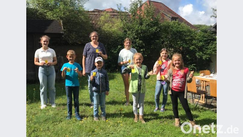 Wie wichtig das Salz für die Menschen ist, besprachen die Buben und Mädchen im Kindergottesdienst der evangelischen Kirchengemeinde . Bild: sei