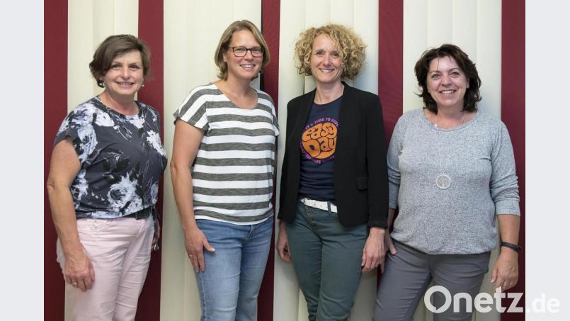 Der neuen Spitze der Turnabteilung des TSV Detag gehören an (von links): Monika Sajons als Kassier, Eva Ernst als Vorstand, Christina Gareis als zweiter Vorstand und Anita Kraus als Schriftführerin. Bild: Herbert Schuster/exb