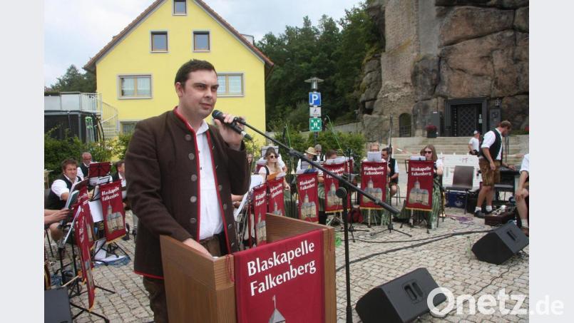 Durch das Programm führte Johannes Franz, der eigens aus München angereist war. Bild: wro