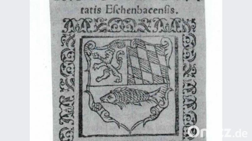 Das Eschenbacher Wappen. Bild: Archiv: Heimatverein Eschenbach