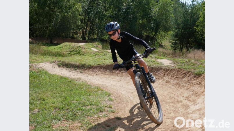 Ideale Trainingsbedingungen herrschten im Bikepark, der im Frühjahr professionell aufgebessert wurde. Bild: flm
