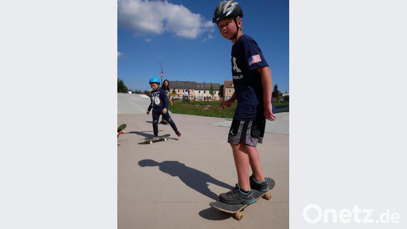 Auch auf dem Skateboard war Körperbeherrschung gefragt. Bild: flm