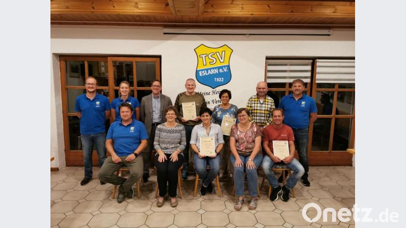 Der TSV Eslarn hat zahlreiche langjährige Mitglieder in seinen Reihen, die dem Verein zum Teil bis zu 50 Jahre die Treue halten. Bild: gz