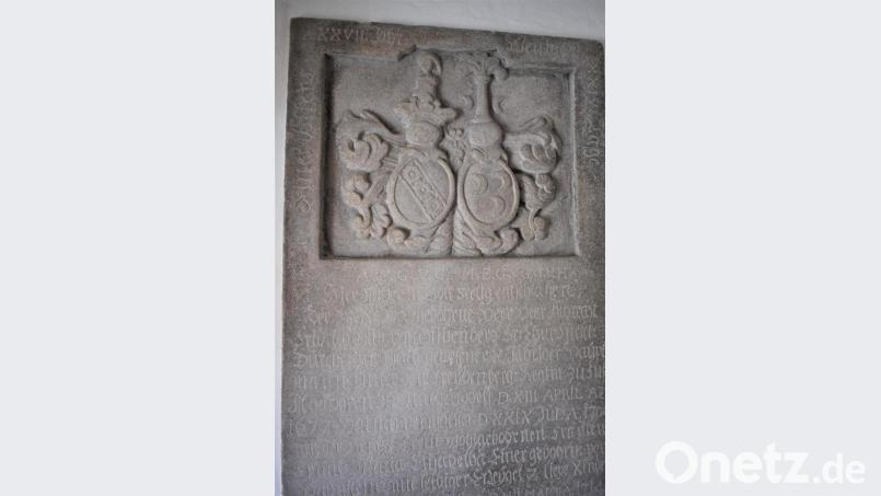 Das Epitaph (Grabdenkmal) des Albrecht Friedrich Güß von Güssenberg. Bild: rgr