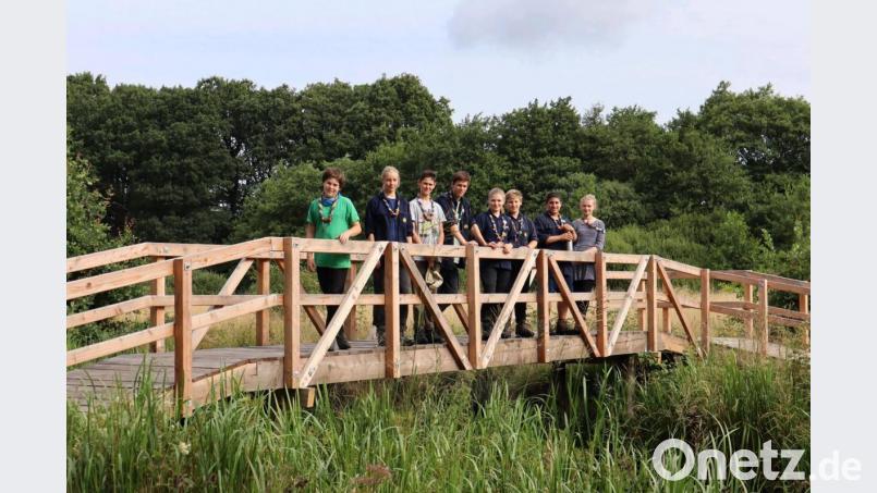 Die Sonne schien den zehn Rosenberger Pfadfindern nicht immer auf diesem Trip in Dänemark. Dafür gab es besondere Erlebnisse. Bild: sgg