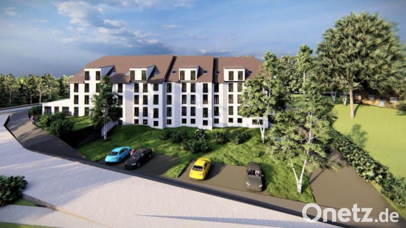 So soll die Pflegeeinrichtung von Domus Cura in Neukirchen in Zukunft aussehen. Bild: Architekturfotos Gregus/exb