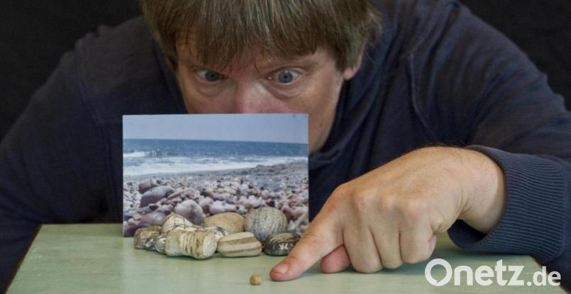 Tristan Vogt präsentiert bei der Spielplanvorstellung des Jungen Stadttheaters sein Objekttheater „Daheim in der Welt“. Bild: Thalias Kompagnons/Jutta Missbach/exb