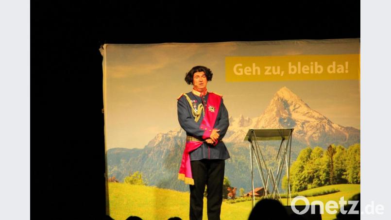 Wolfgang Krebs als Baukönig Ludwig II. Bild: prh