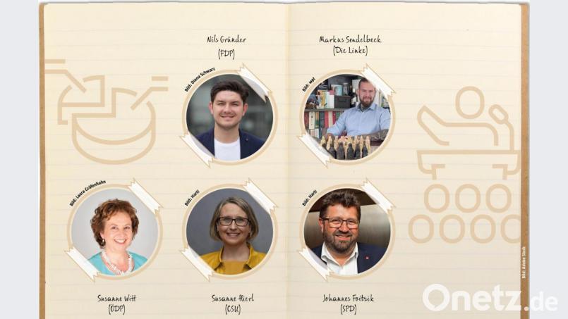 Bundestagskandidaten aus dem Wahlkreis Amberg-Neumarkt haben in unserem Freundebuch zur Wahl 15 Fragen beantwortet. Symbolbild: Marina Gube