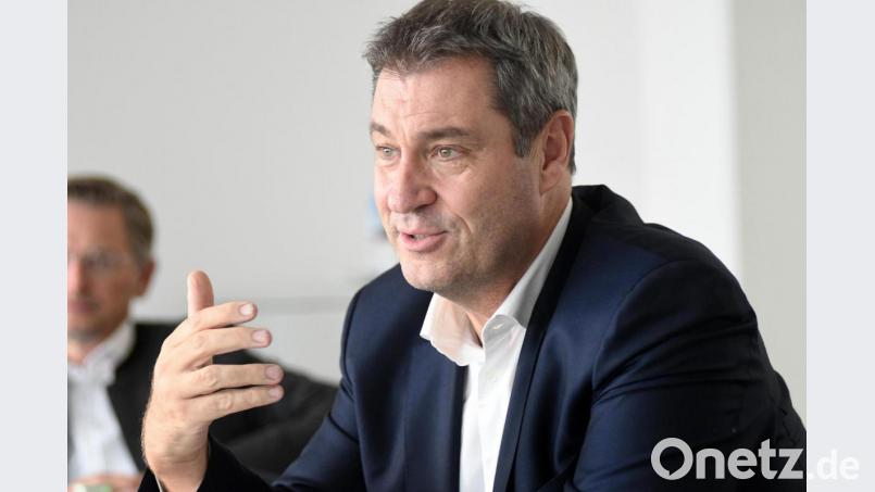 Ein selbstbewusster Ministerpräsident und CSU-Chef Markus Söder im Redaktionsgespräch mit Oberpfalz-Medien. Bild: Gabi Schönberger
