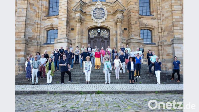 Auch die ehrenamtliche Gruppe aus Tirschenreuth war beim Deutschland-Treffen in Bad Staffelstein vertreten. Bild: Daniel Meier/exb