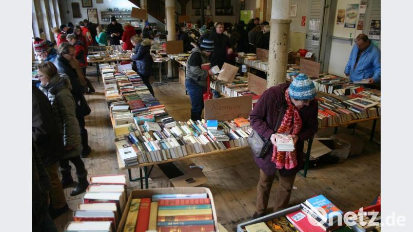 Der Bücherflohmarkt in der Historischen Druckerei Seidel in Sulzbach-Rosenberg hält für Leseratten unzählige Schätze bereit. Archivbild: cog