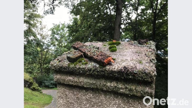 Alle Holzkreuze wurden Ende August am Kreuzweg zur Bergkirche in Parkstein abgebrochen und beschädigt, teilweise auch entwendet. Nun hat ein 25-Jähriger eingeräumt, diese und weitere Sachbeschädigungen begangen zu haben. Archivbild: Gabi Schönberger