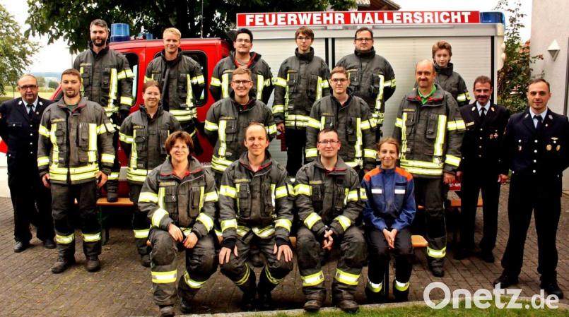 Die vorhergehenden Übungswochen haben sich für die Mallersrichter Feuerwehrleute bei der Prüfung ausgezahlt. Bild: R. Kreuzer