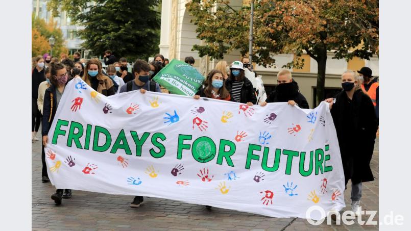 Nicht nur in Städten wie hier in Magdeburg, sondern in ganz Deutschland und auch international werden für Freitag von Fridays for Future unter dem Motto #AlleFürsKlima Streiks organisiert. Auch in Weiden findet eine Kundgebung statt. Symbolbild: Peter Gercke / dpa