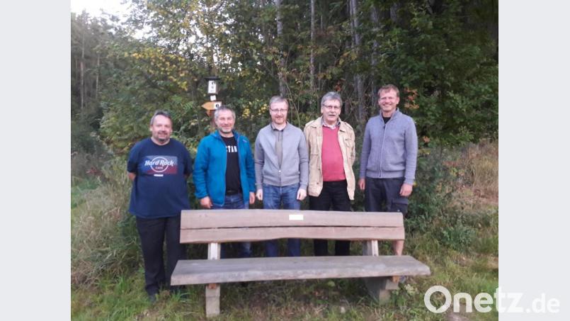 Von links nach rechts Thomas Riedl, Gerd Hiltl, Walter Fischer, Reinhard Wagner und Manfred Häring. Bild: exb/Frau Hiltl