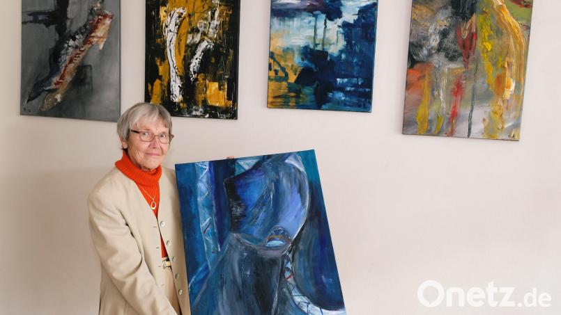 Ingrid Rott aus Eschenbach nennt ihre Werke &quot;aus einer anderen Welt&quot;. Bild: do