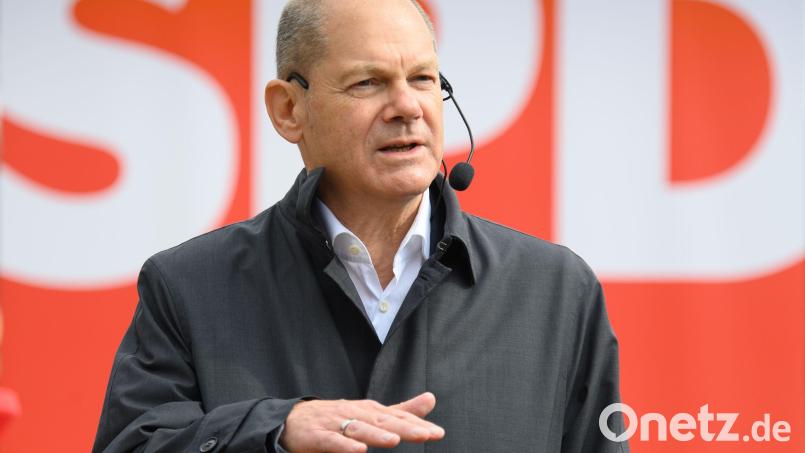 Olaf Scholz hat die SPD zu einer kaum für möglich gehaltenen Aufholjagd geführt. Bild: Soeren Stache/dpa