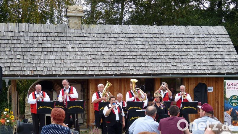 Die tschechische Kapelle Amatovka begeisterte mit ihren traditionellen böhmisch-mährischen, vor allem gesanglich untermalten Liedern. Bild: Dietmar Völkl/exb
