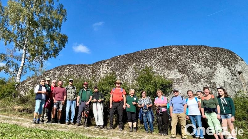Ein Erlebnis war die Tageswanderung des Fichtelgebirgsvereins Friedenfels. Bild: roh