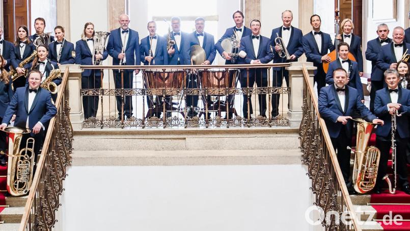 Das Polizeiorchester spielt am 10. Oktober in der Pfarrkirche in Dürnsricht. Bild: Polizei Bayern/Tobias Epp Fotografie/exb