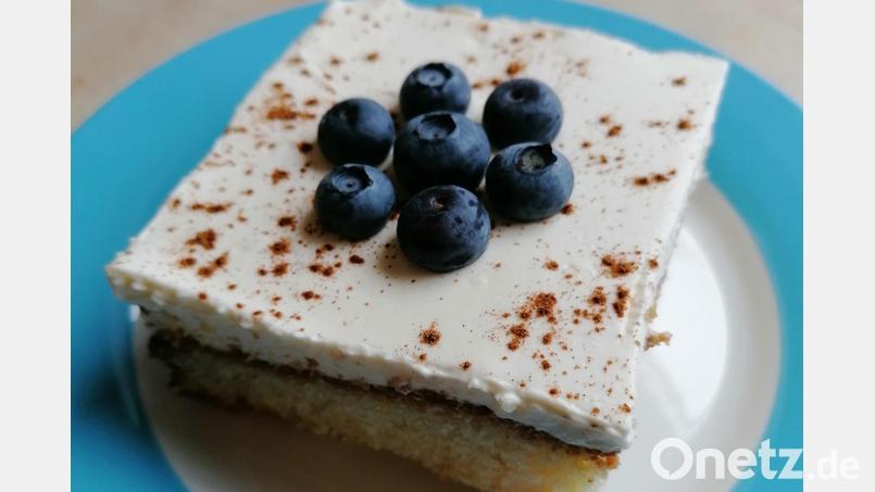 Der Fantakuchen von Annalena Thorenz kann mit Heidelbeeren garniert werden - oder aber anderen Früchten. Bild: privat
