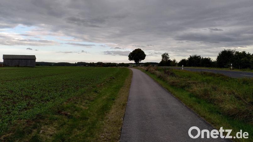 Hier soll in der Gemeinde Vorbach ein 40 Meter hoher Sendemast entstehen. Viele Bürger sind dagegen. Bild: fra