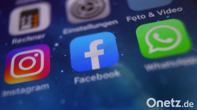 Instagram, Facebook, Whatsapp: Für sechs Stunden war mit den Apps am Montag nichts anzufangen. Bild: Karl-Josef Hildenbrand/dpa