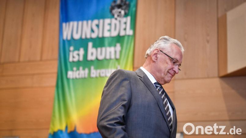 Joachim Herrmann hat auf dem Wunsiedler Forum 2021 gesprochen. Bild: Florian Miedl