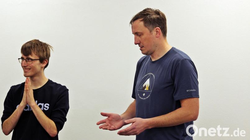 Ein Szene aus dem Theatertraining des Ovigo-Theaters. Bild: Florian Wein