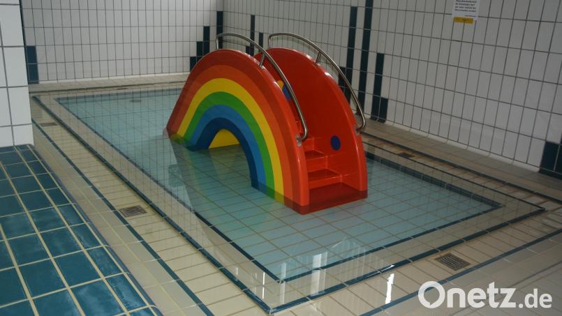 Der Kinderbereich im Hallenbad ist geöffnet. Bild: jr