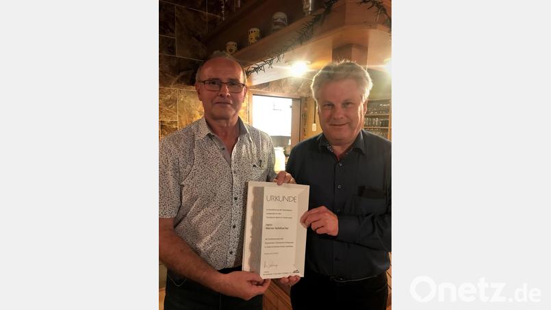 Werner Apfelbacher (links) und Günter Bauer. Bild: rth