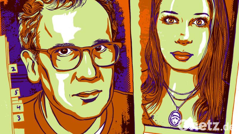 Autor Volker Kutscher und Illustratorin Kat Menschik Bild: Kat Menschik