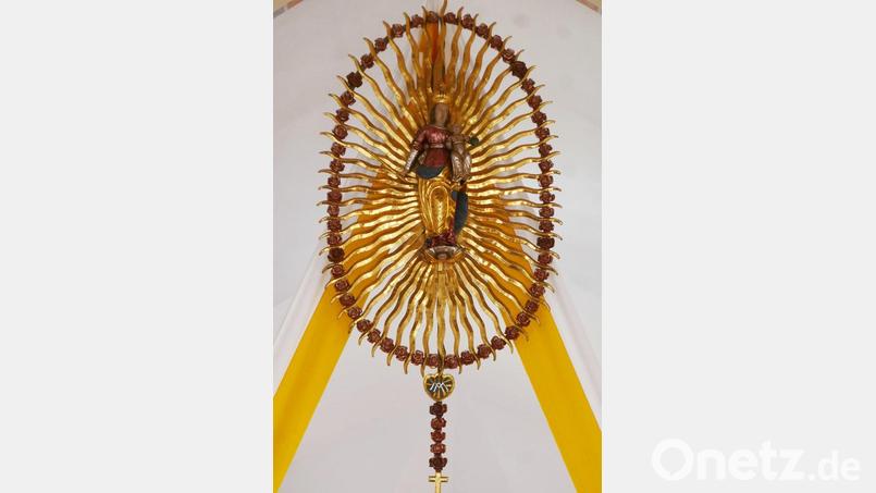 Das Altarbild in der Kirche in Nagel. Bild: exb