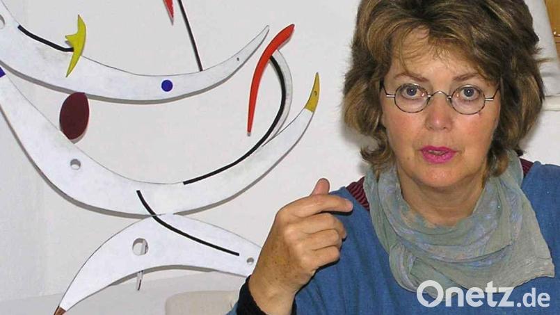 Die in München lebende Künstlerin Margot Luf stellt ihre Werke in Amberg aus. Bild: Privat/exb
