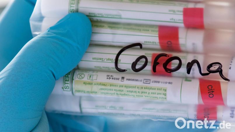 Proben für Corona-Tests werden in einem Labor vorbereitet. Symbolbild: Hendrik Schmidt/dpa