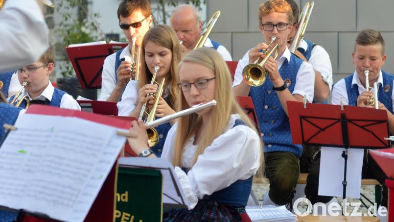 Auch die Jugendblaskapelle Parkstein profitiert von den Zuschüssen des Bezirks. Bild: exb