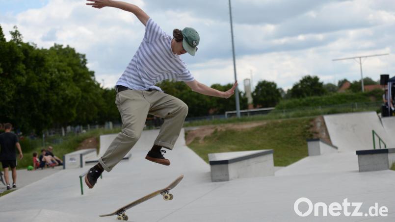 Ein Skatepark wie in Amberg (Bild) steht auch bei den Jugendlichen in Oberviechtach hoch im Kurs. Archivbild: Andreas Brückmann