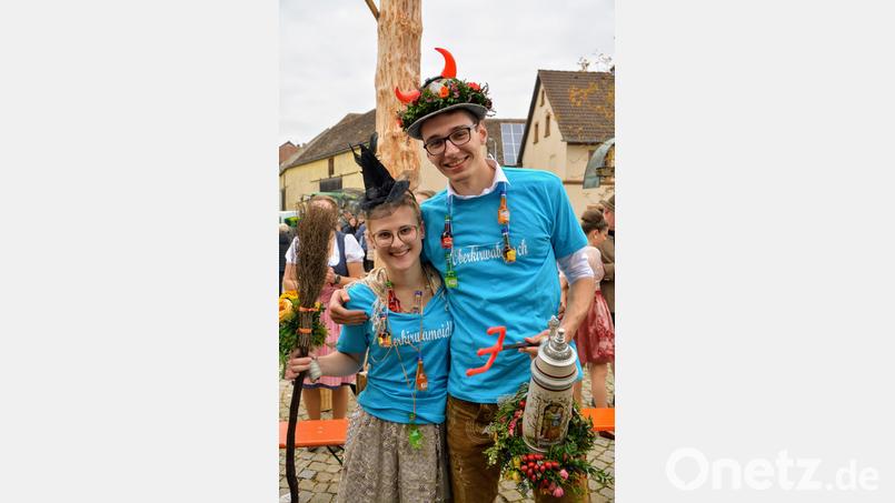 Das Kirwapaar 2021: Selina Dorner und Felix Rumpler, beide aus Ehenfeld. Bild: fdl